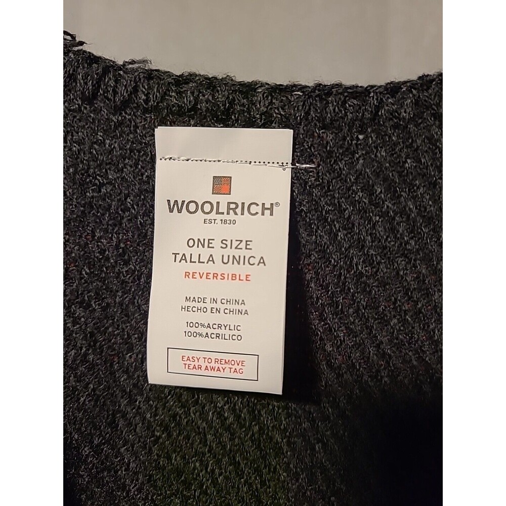 WOOLRICH TALLA UNICA Plaid Cape Scarf Shawl ( One size )